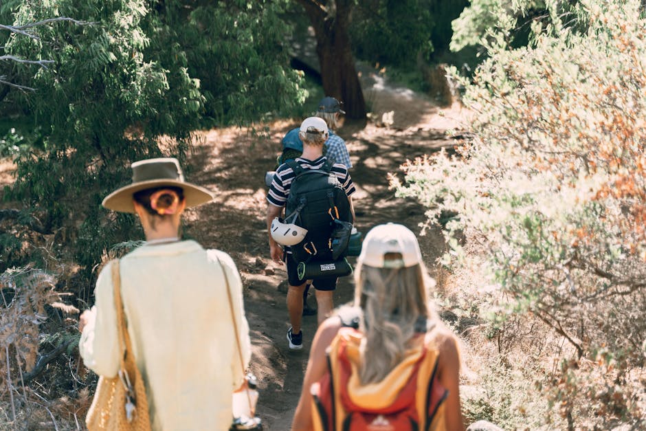 Background hiking